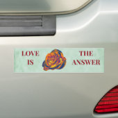 Orange Rose Autoaufkleber (Auf Auto)