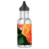 Orange Rose Blume Edelstahlflasche (Links)
