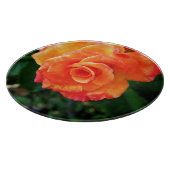 Orange Rose Blume Schneidebrett (Ecke)