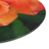 Orange Rose Blume Schneidebrett (Ecke)