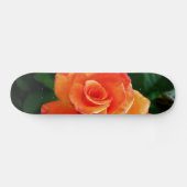 Orange Rose Blume Skateboard (Horizontal)