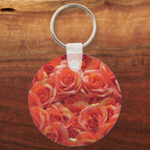 Orange Rose Blumenempfehlung Vielen Dank Schlüsselanhänger (Rückseite)