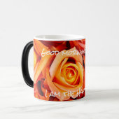 Orange Rose Bouquet Tasse (Vorderseite Links)