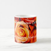 Orange Rose Bouquet Tasse (Mittel)