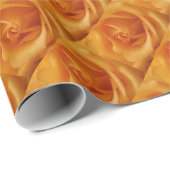 Orange Rose Bud Geschenkpapier (Rolleneckpunkt)