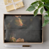 Orange Rose Bush Seidenpapier (Geschenk)