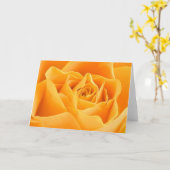 Orange Rose Card Karte (Gelbe Blume)