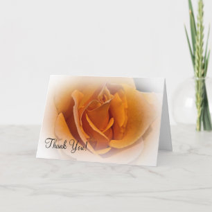 Orange Rose danken Ihnen zu kardieren Dankeskarte