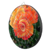 Orange Rose Dartscheibe (Vorderseite rechts)