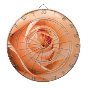 Orange Rose Dartscheibe