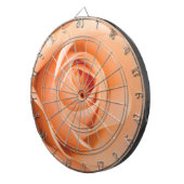 Orange Rose Dartscheibe (Vorderseite rechts)