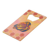 Orange Rose Flaschenöffner (Rückseite Schrägansicht)