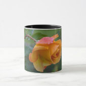Orange Rose Floral 2 Tasse (Zentrum)