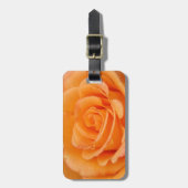 Orange Rose Gepäckanhänger (Vorderseite vertikal)
