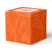 Orange Rose Grafik-Gastgeschenk Hochzeit