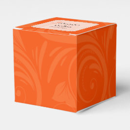 Orange Rose Grafik-Gastgeschenk Hochzeit Geschenkschachtel