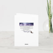 Orange Rose Happy Jubiläumsgrusskarte Karte (Rückseite)