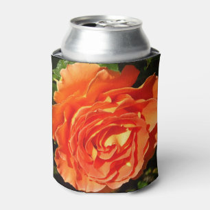 Orange Rose I Hübsche Blumen Dosenkühler