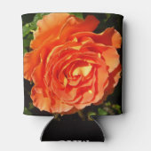 Orange Rose I Hübsche Blumen Dosenkühler (Rückseite)