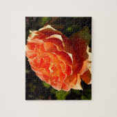 Orange Rose II Beautiful Floral Puzzle (Vertikal)