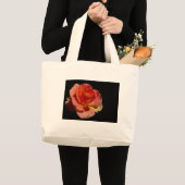 Orange Rose Jumbo Stoffbeutel (Vorderseite (Produkt))