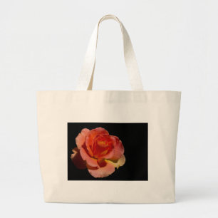 Orange Rose Jumbo Stoffbeutel