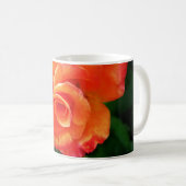 Orange Rose Kaffeetasse (VorderseiteRechts)