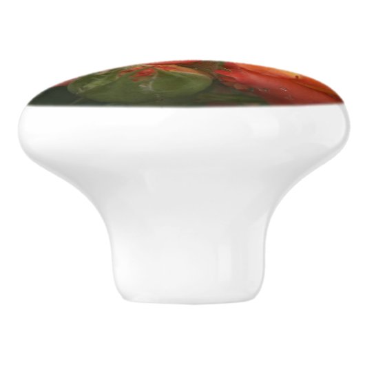 Orange Rose Keramik Pull Keramikknauf (Seitenansicht)