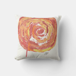 Orange Rose Kissen