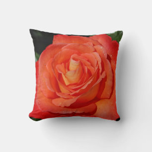 Orange Rose Kissen