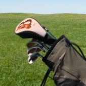 Orange Rose Monogram Initial B Ihr Name Golf Headcover (In SItu)