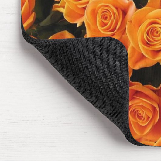 Orange Rose Mouse Pad Mousepad (Ecke)