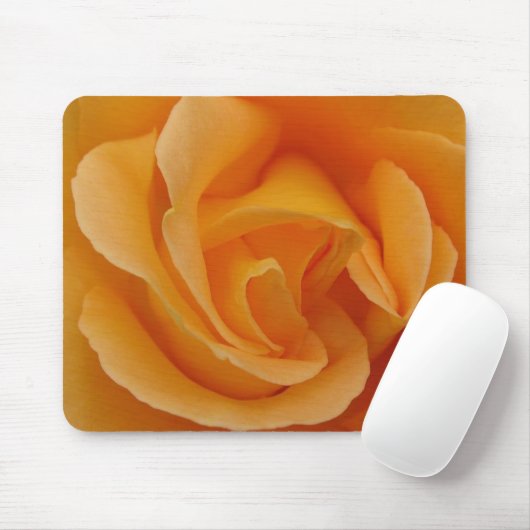 Orange Rose Mouse Pad Mousepad (Mit Mouse)
