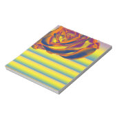 Orange Rose Notizblock (Rotiert)