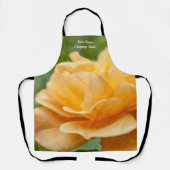 Orange Rose Painterly Schürze (Vorderseite)
