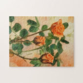 Orange Rose Puzzle Art (Horizontal)