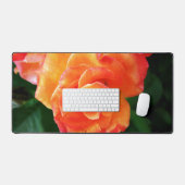 Orange Rose Schreibtischunterlage (Tastatur & Maus)
