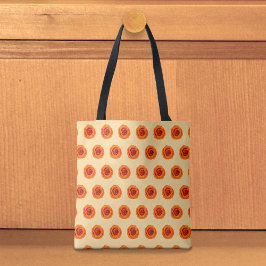 Orange Rose Seamless Pattern Tote Bag Tasche