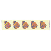 Orange Rose Table Runner Kurzer Tischläufer (Horizontal)