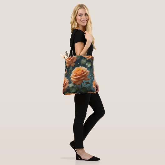 Orange Rose Tasche (Am Model)