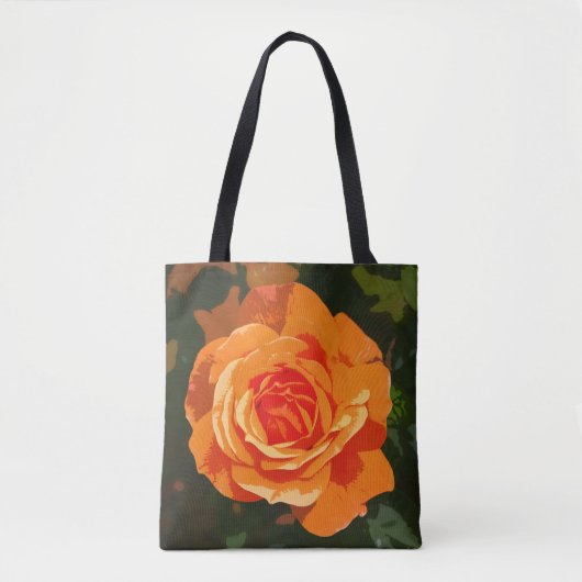Orange Rose Tasche (Vorderseite)