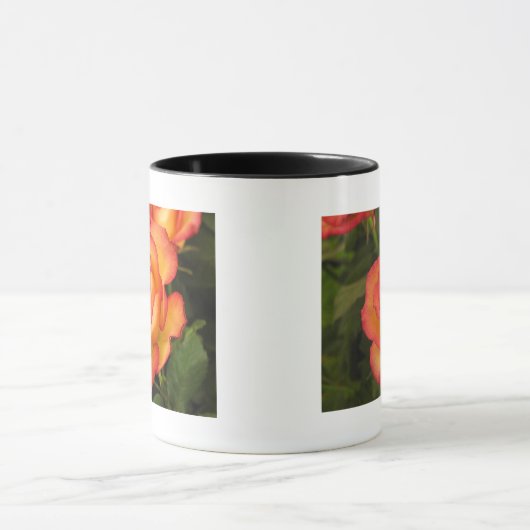 Orange Rose Tasse (Zentrum)