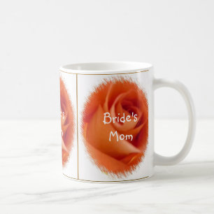 Orange Rose Template Tasse
