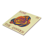 Orange Rose Tile Fliese (Seite)