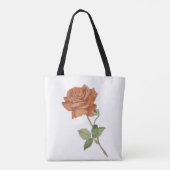 Orange Rose Tote Bag Tasche (Rückseite)