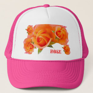 Orange Rose Truckerkappe