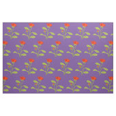 Orange Rose und Bud-Blätter Stoff (Fat Quarter (45,7 x 55,9 cm))