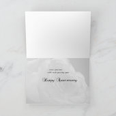 Orange Rose Unser Jubiläum Karte (Innenseite)