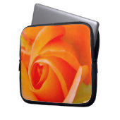 Orange Rose von Alexandra Cook Laptopschutzhülle (Vorderseite Links)