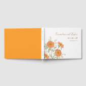 Orange Rose Wedding Gästebuch (Voll)